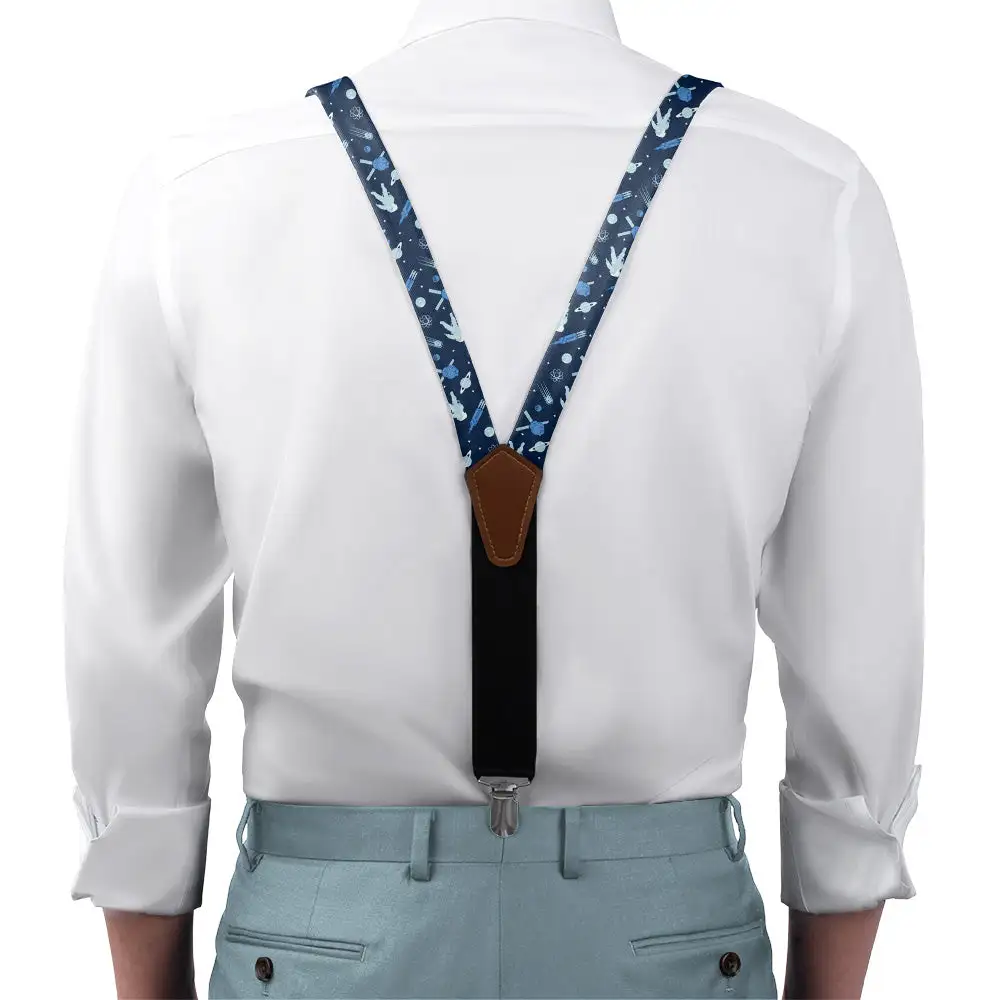 Rocket Man Space Theme Suspenders