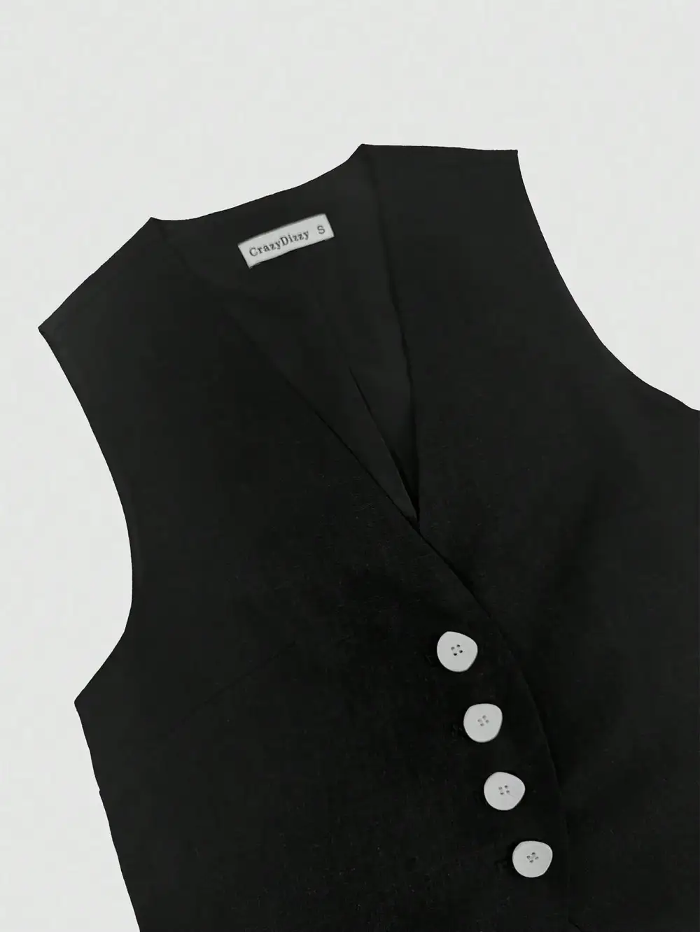 V Neck Button Front Coordinated Set
