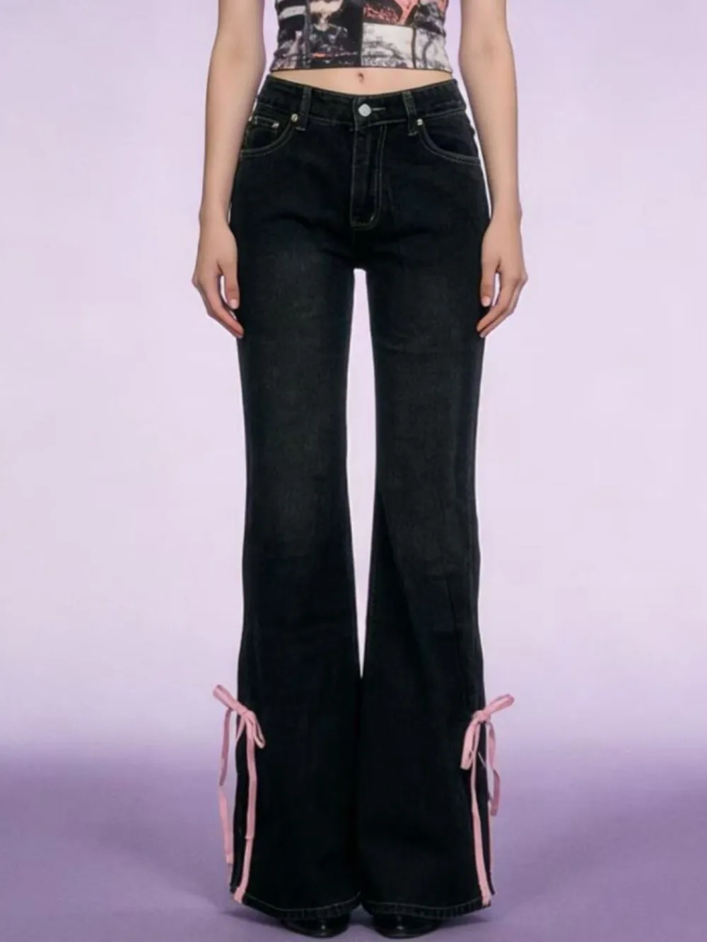 Flare Leg Denim Jeans