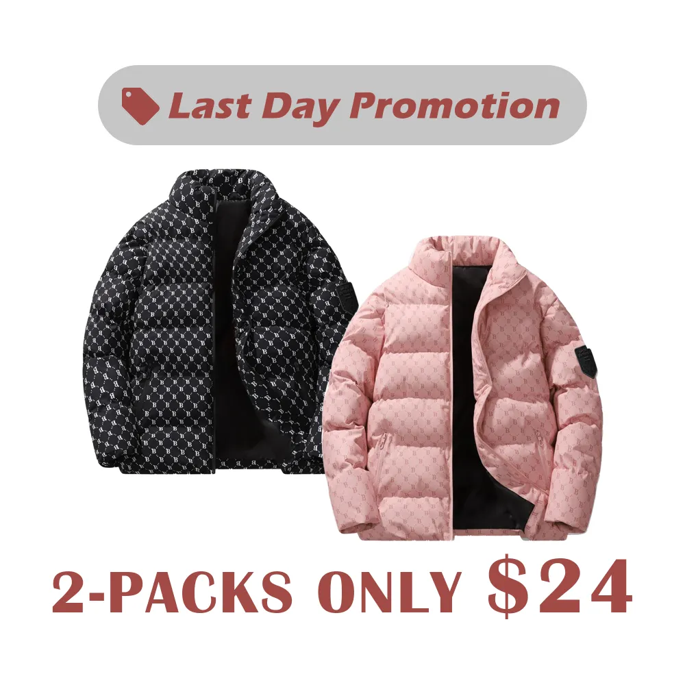 🔥Men's Lightweight Quilted Hooded Jacket - Windproof Warm Winter Coat