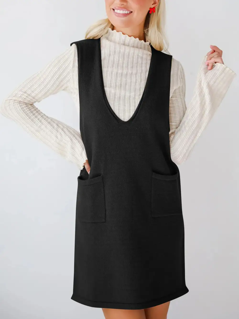 Sleeveless Knit Midi Dress