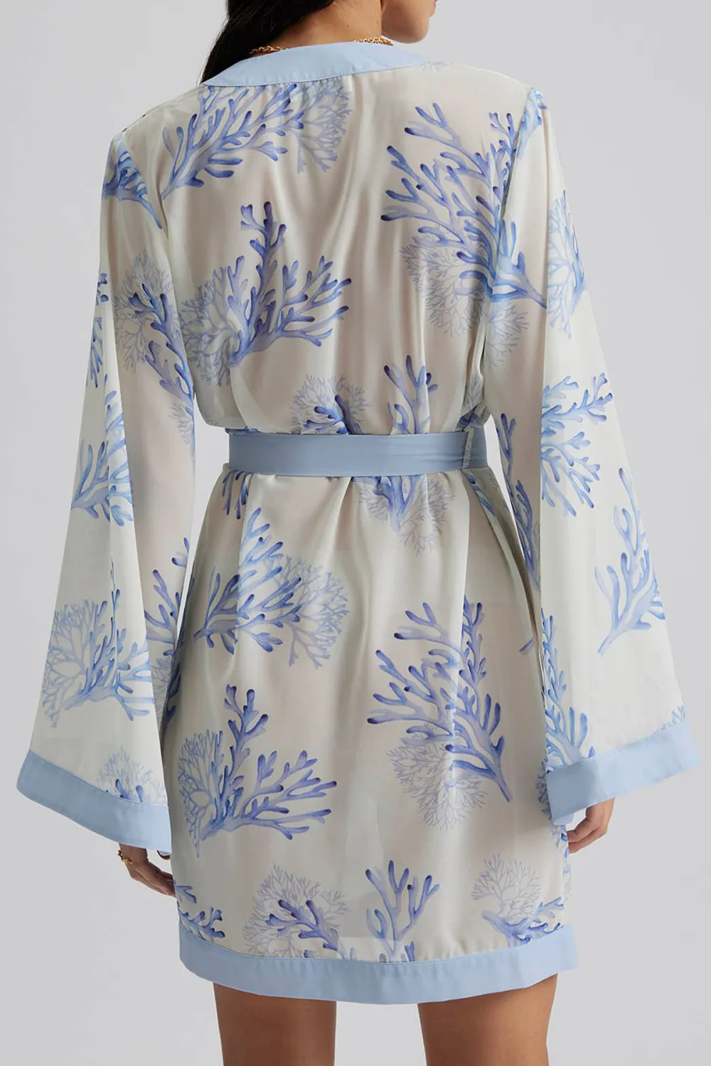 Printed Wrap Robe
