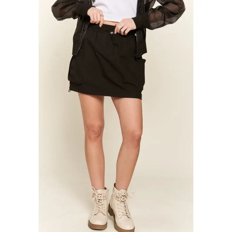 Everyday Drawstring Skort with Pockets