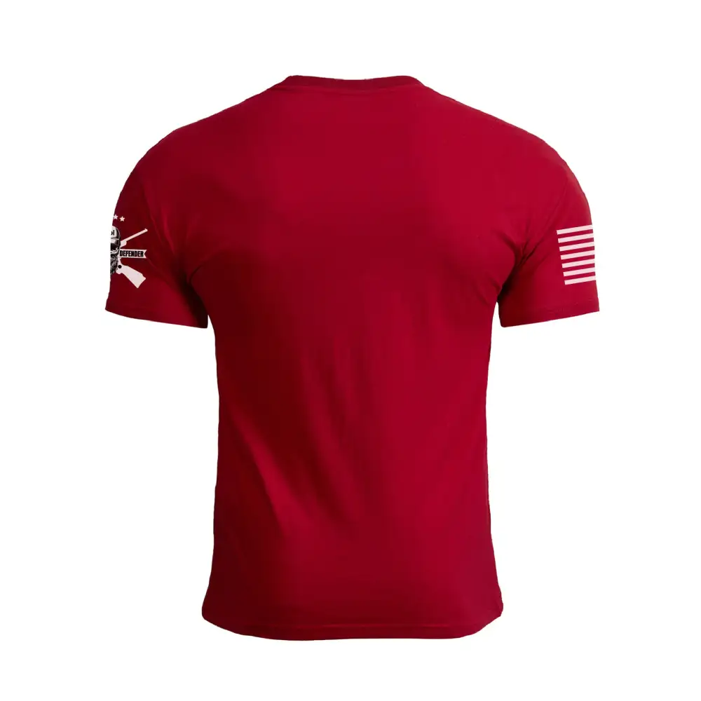AMERICA IS THE LAND OF THE BRAVE GRAPHIC TEE
