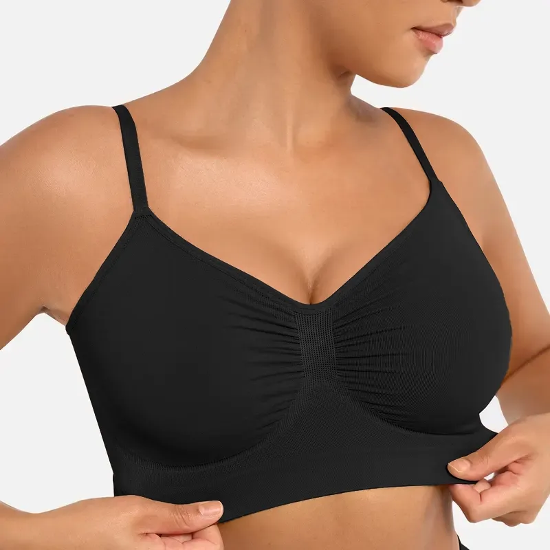 Women's Wireless Bra Comfort Bralettes No Underwire Unlined Cami Bra