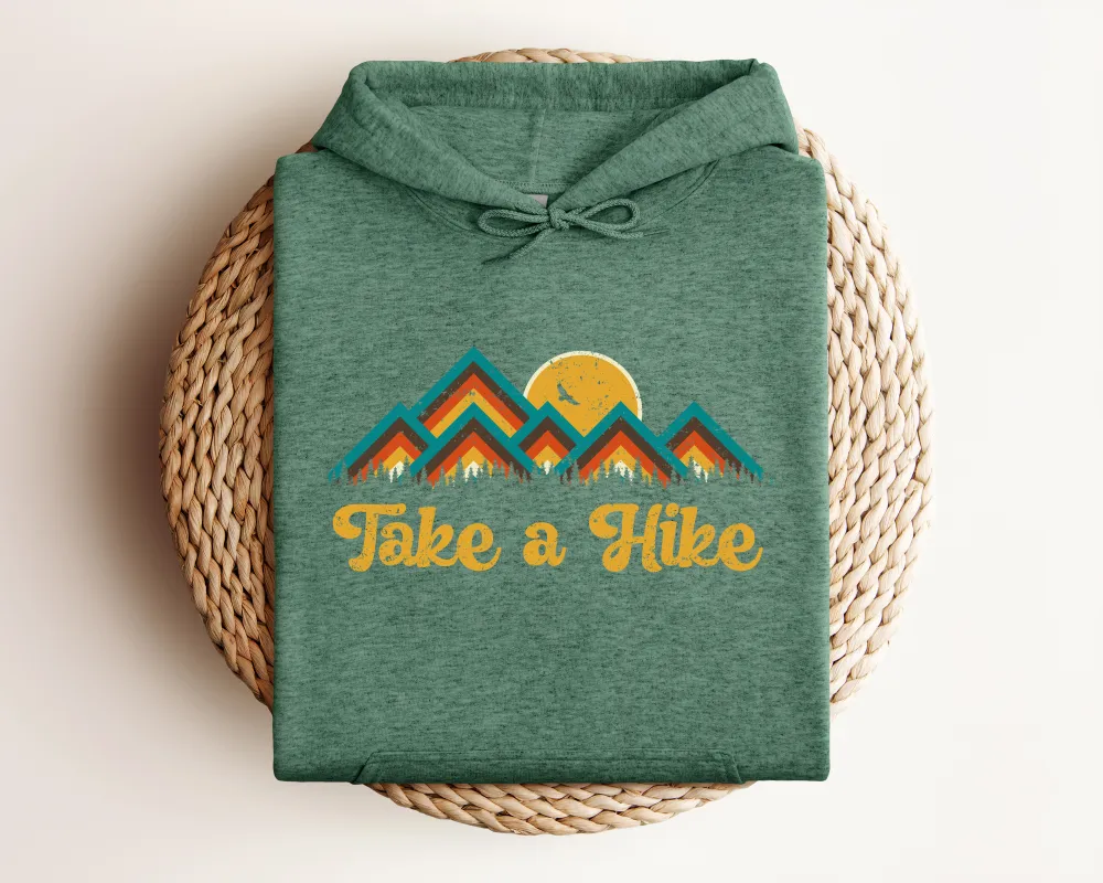 Trail Hike Graphic Pullover Hoodie
