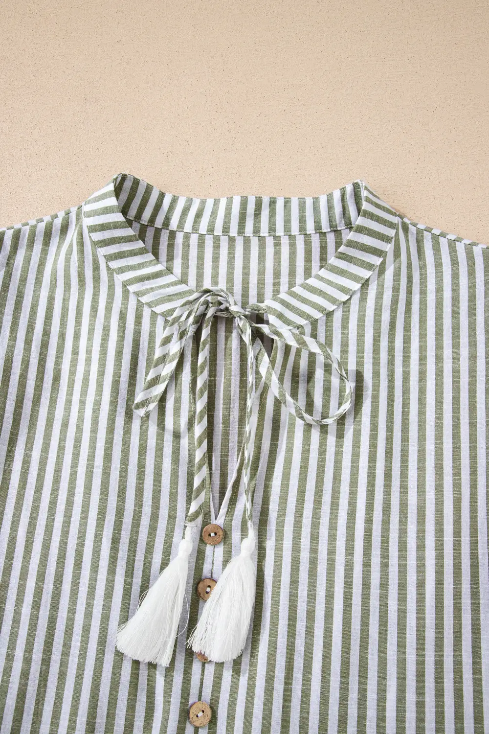Striped Ruffle Tiered Dress Casual