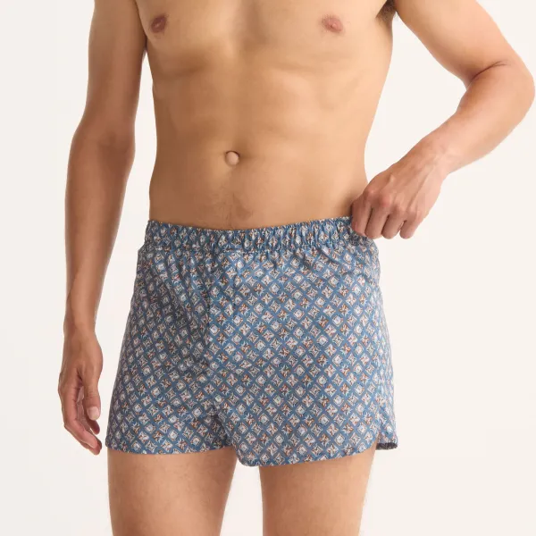 Modern Fit Cotton Diamond Print Boxers