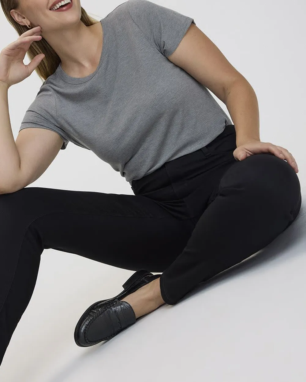 Skinny-Leg High-Rise Jean  Signature