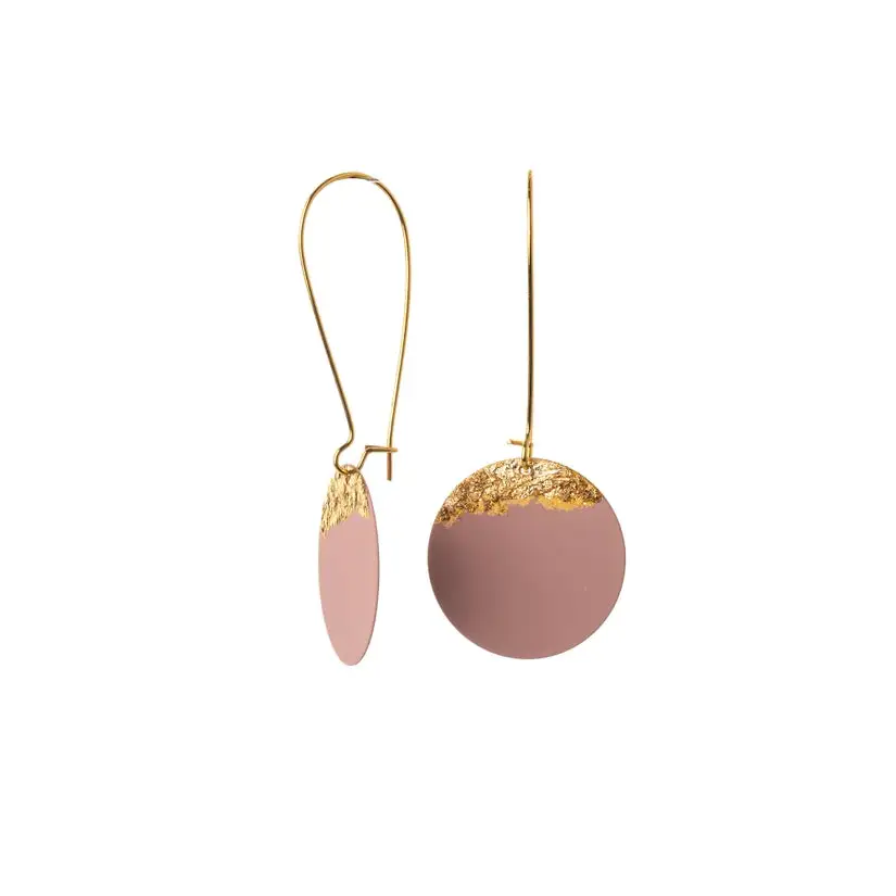 Circle Piece Earrings