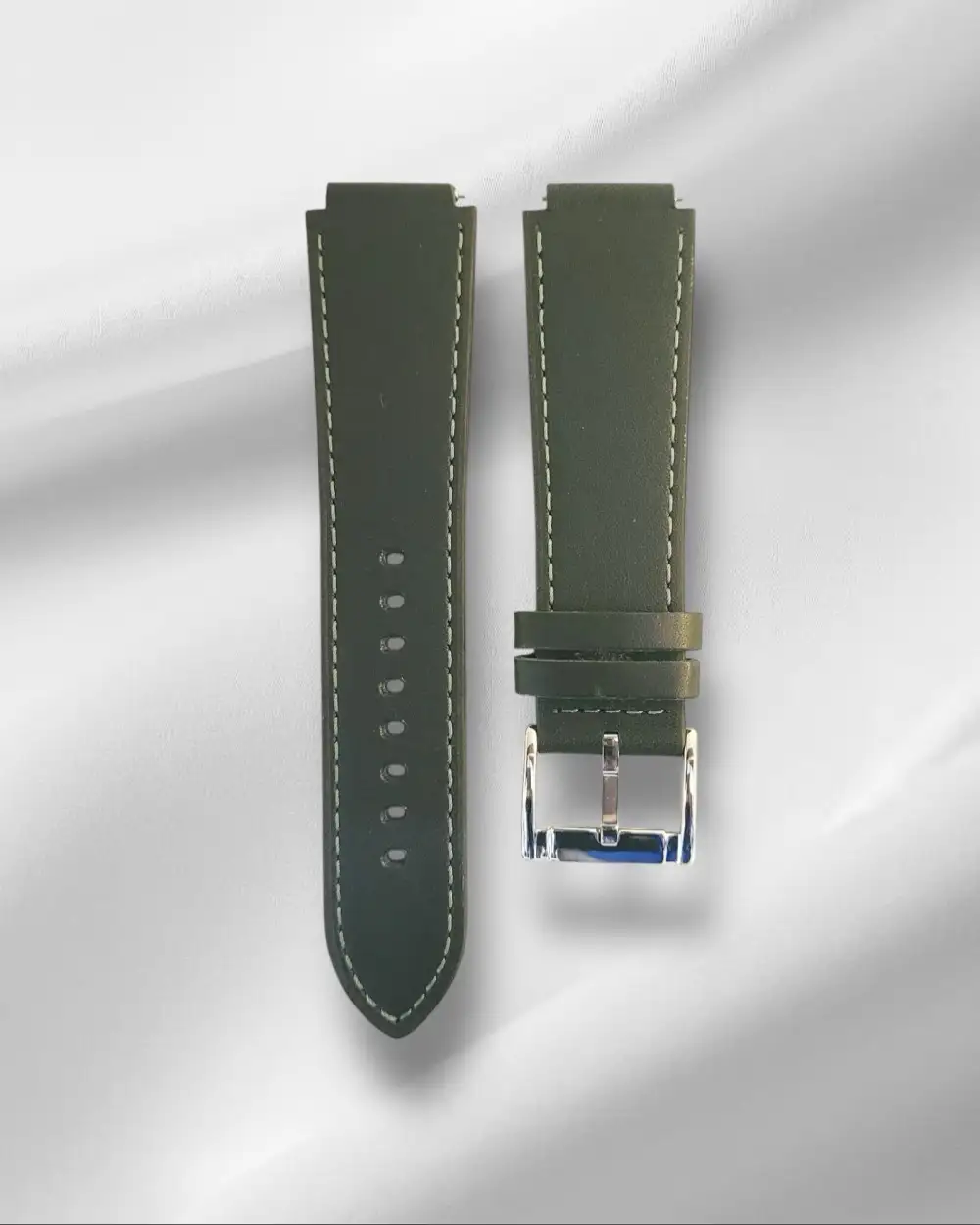 Vintage Finish Quick Release Fitted Nubuck Leather Watch Strap