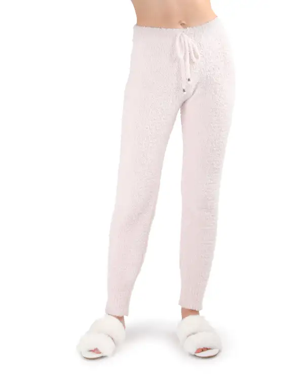 Chenille Drawstring Ultra Plush Jogger Pants