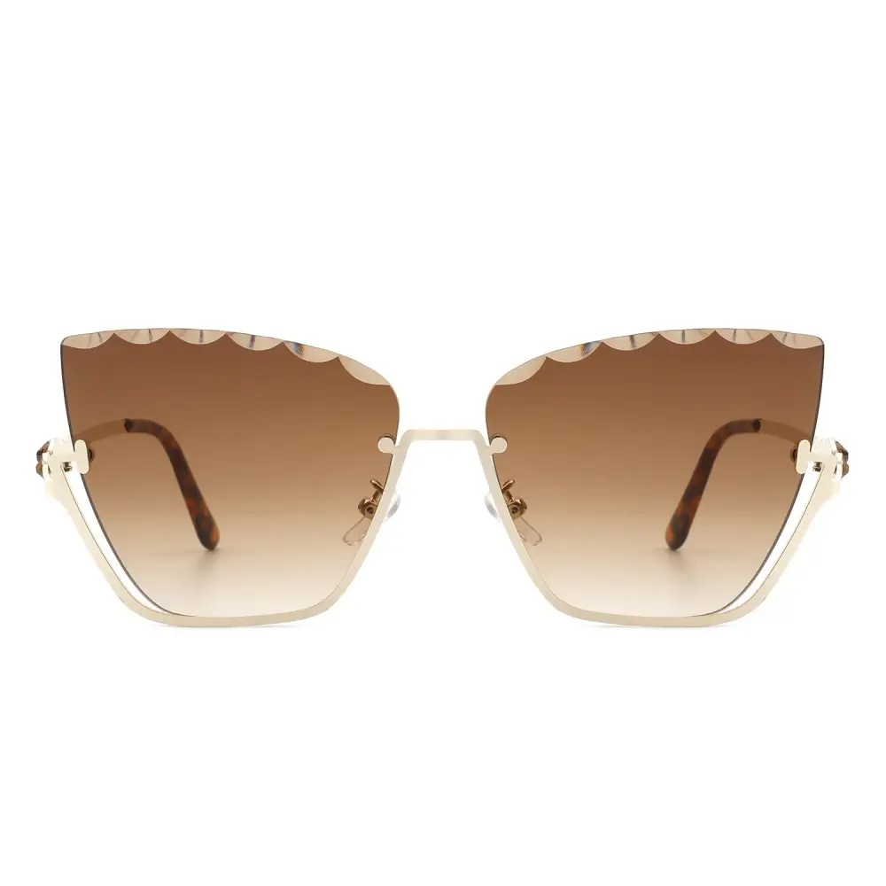 Cat Eye Square Frame Sunglasses