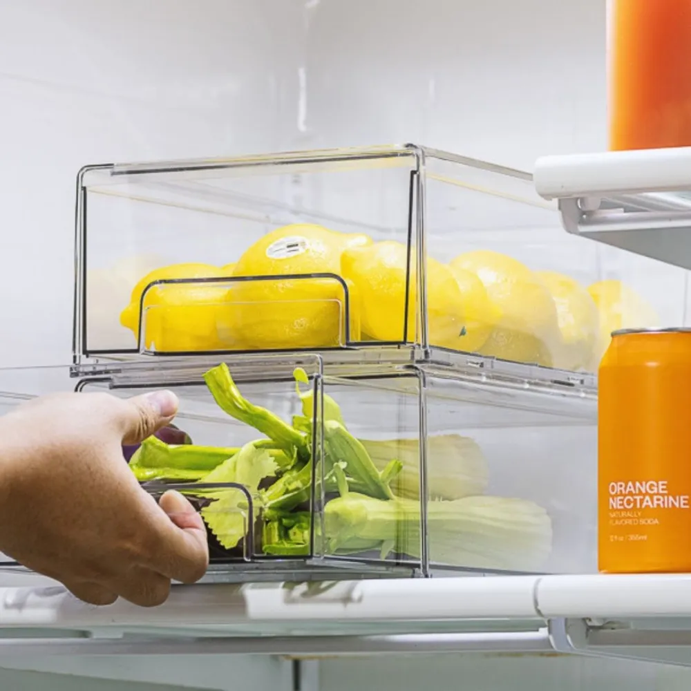 Clear Fridge Storage Container Collection