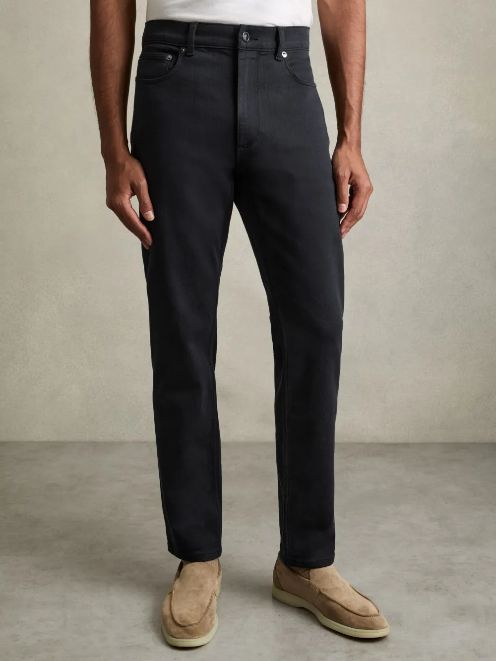 Fashionable And Simple High-End Slim Jeans