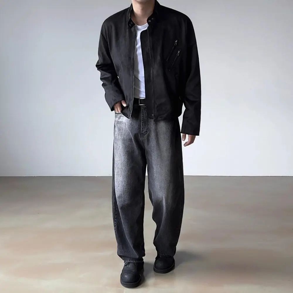 Clean Wash Straight Cut Jeans