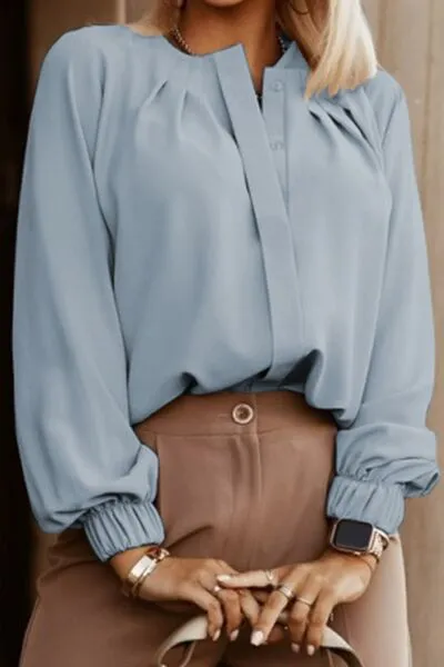 Relaxed Crew Neck Shirt