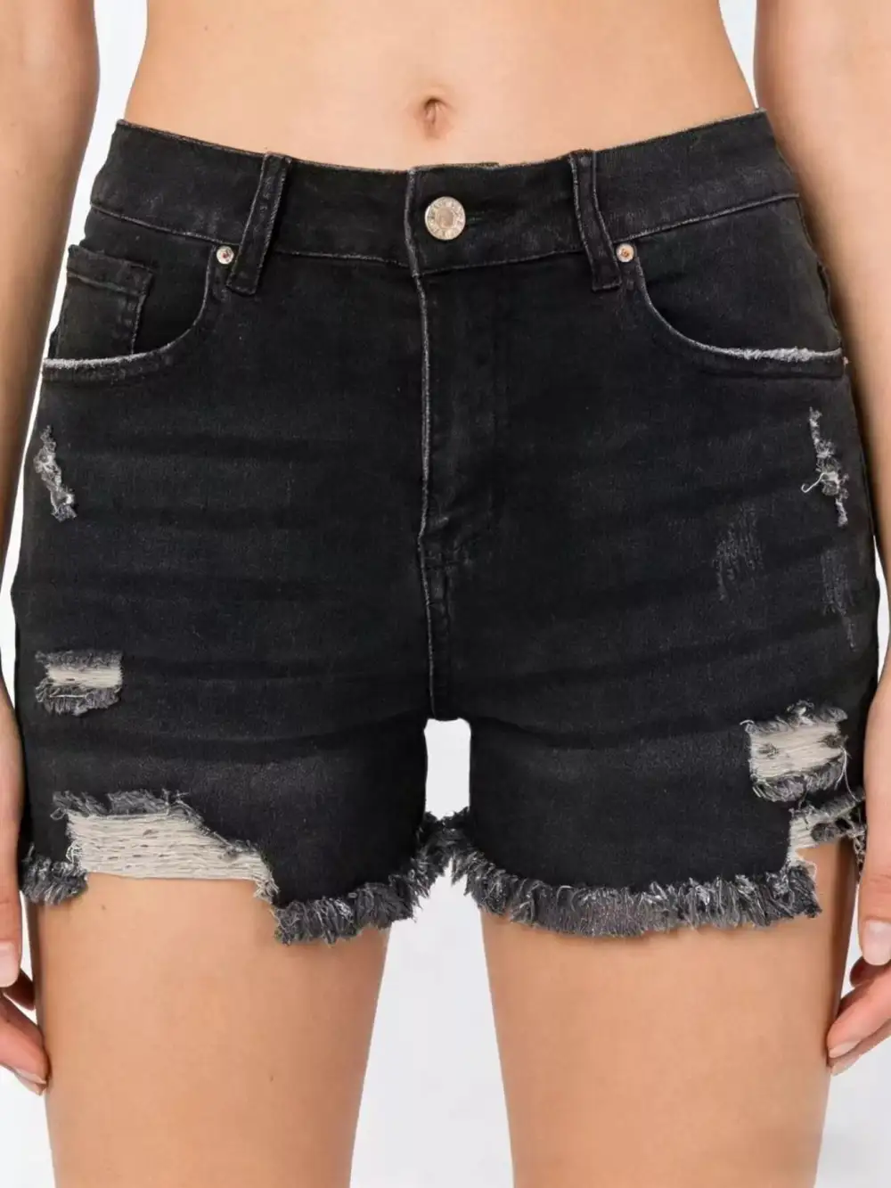 Weekend Frayed Hem Shorts