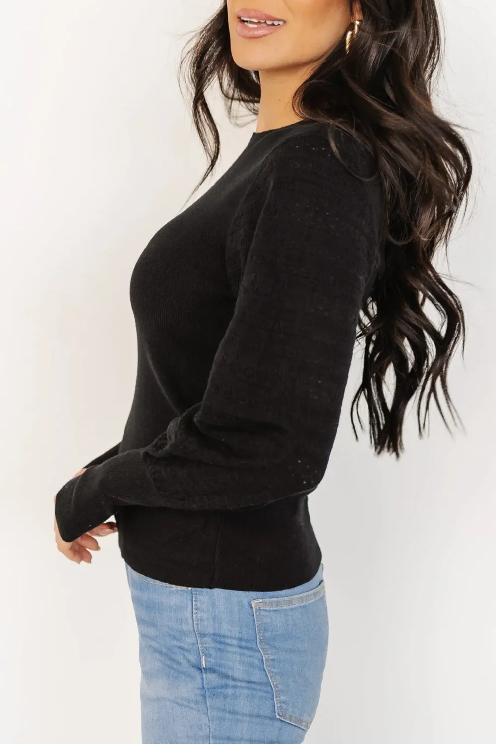 Classic Minimalist Soft Ribbed Knit Top