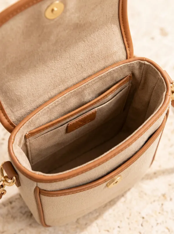 Women's Geometric Earthy Crossbody Phone Pouch