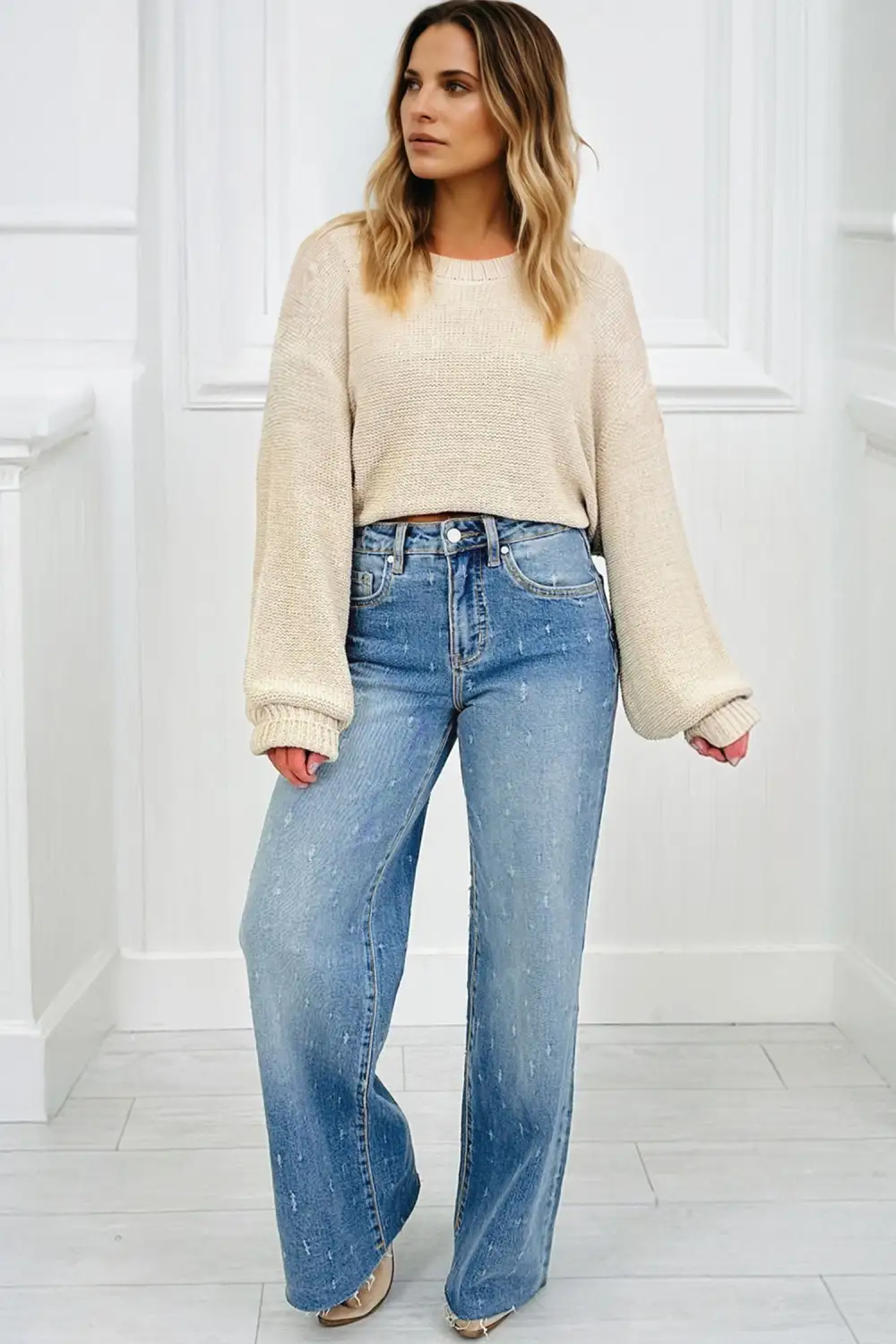 Breezy High Rise Denim Jeans