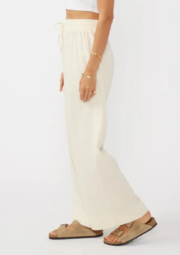 Drawstring High Rise Loose Pants