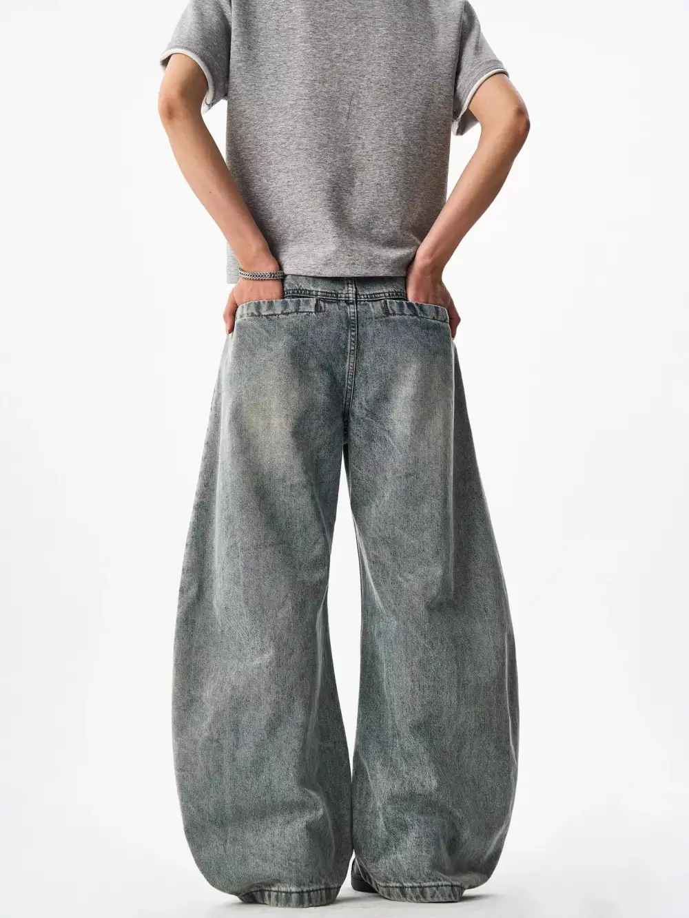 Modern Men's Full Size Wide Leg Jeans Plus Size