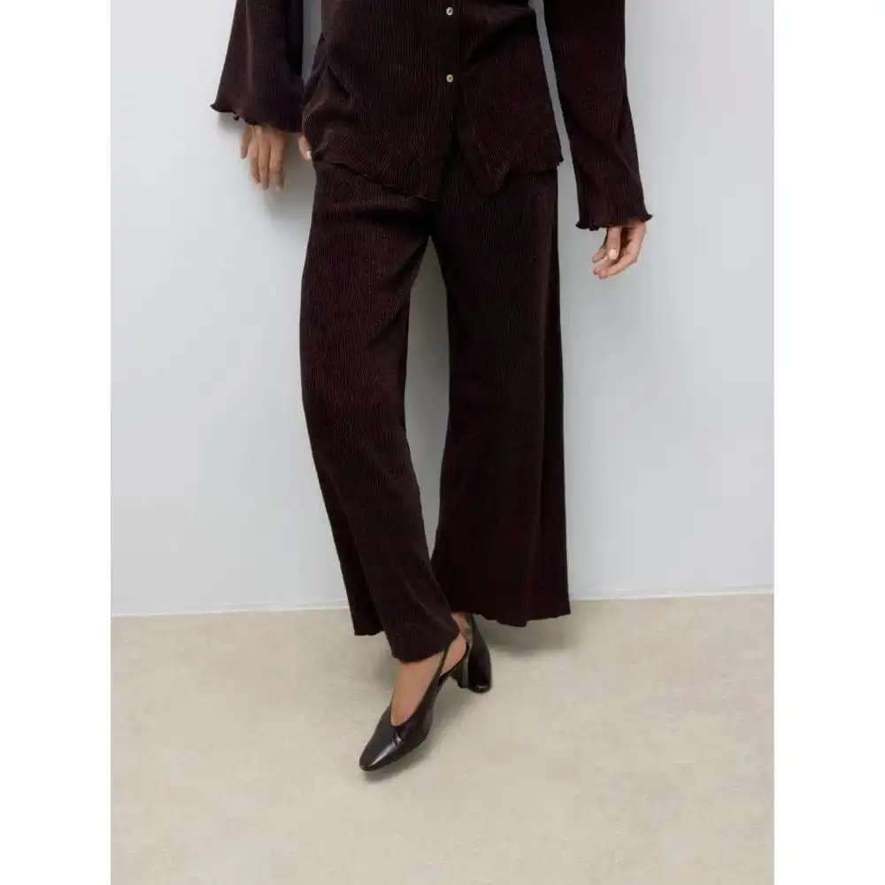 Wide-Leg High-Waist Women's Trousers