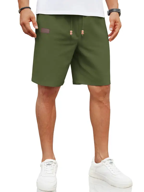 Men's Casual Linen Blend Casual Shorts