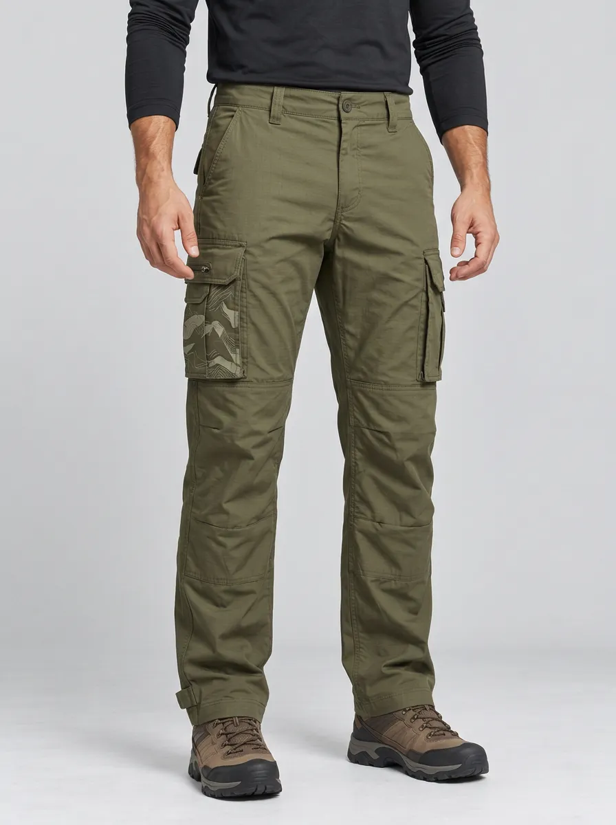 Unisex Outdoor Work Camo Pocket Tactical Work Pants