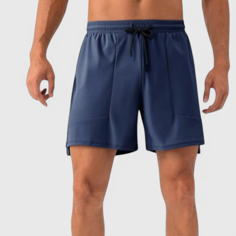 Drawstring Elastic-Waist Quick-Dry Lightweight Men's Athletic Shorts