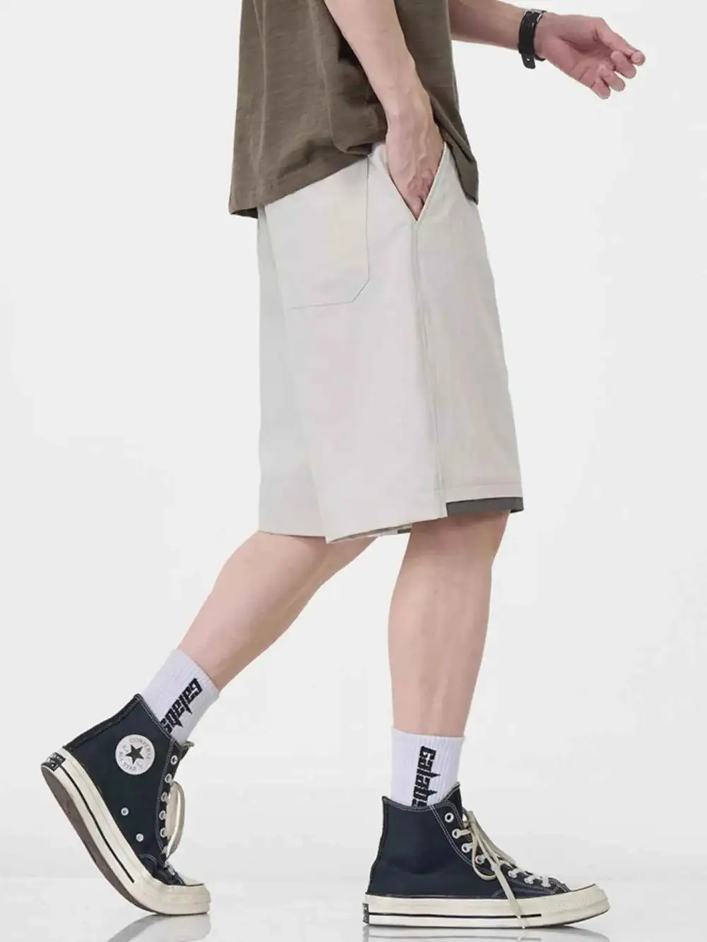 Drawstring Loose Fit Shorts
