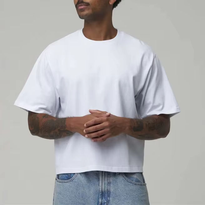 Men's Square Shoulder T-Shirt 300gsm