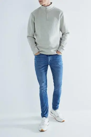 Men's Stylish Skinny Blue Jeans