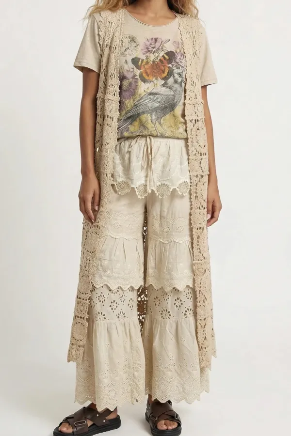 Women's Laid Back Wide Leg Trousers