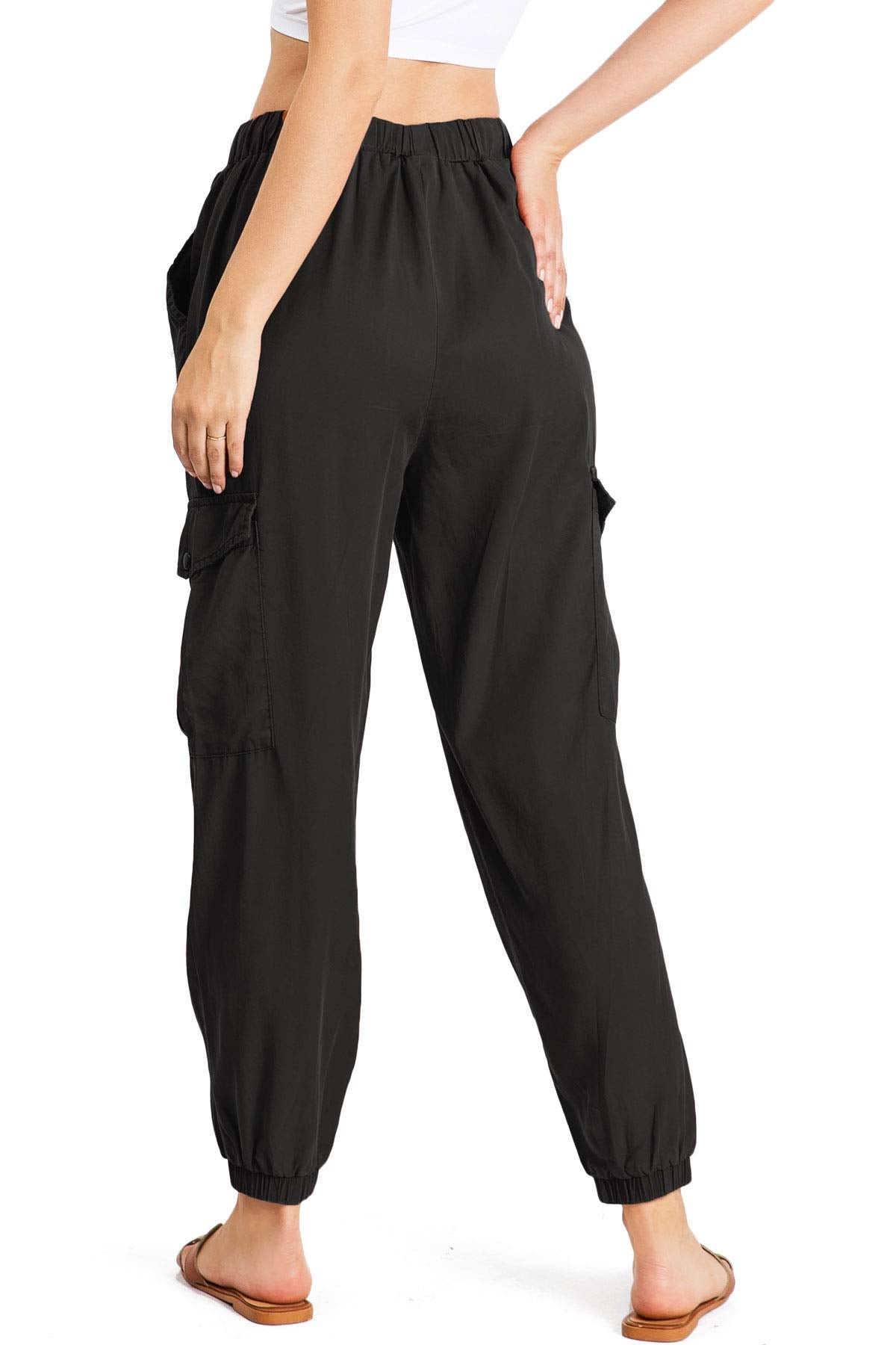 Rust - Colored Cargo Jogger Pants