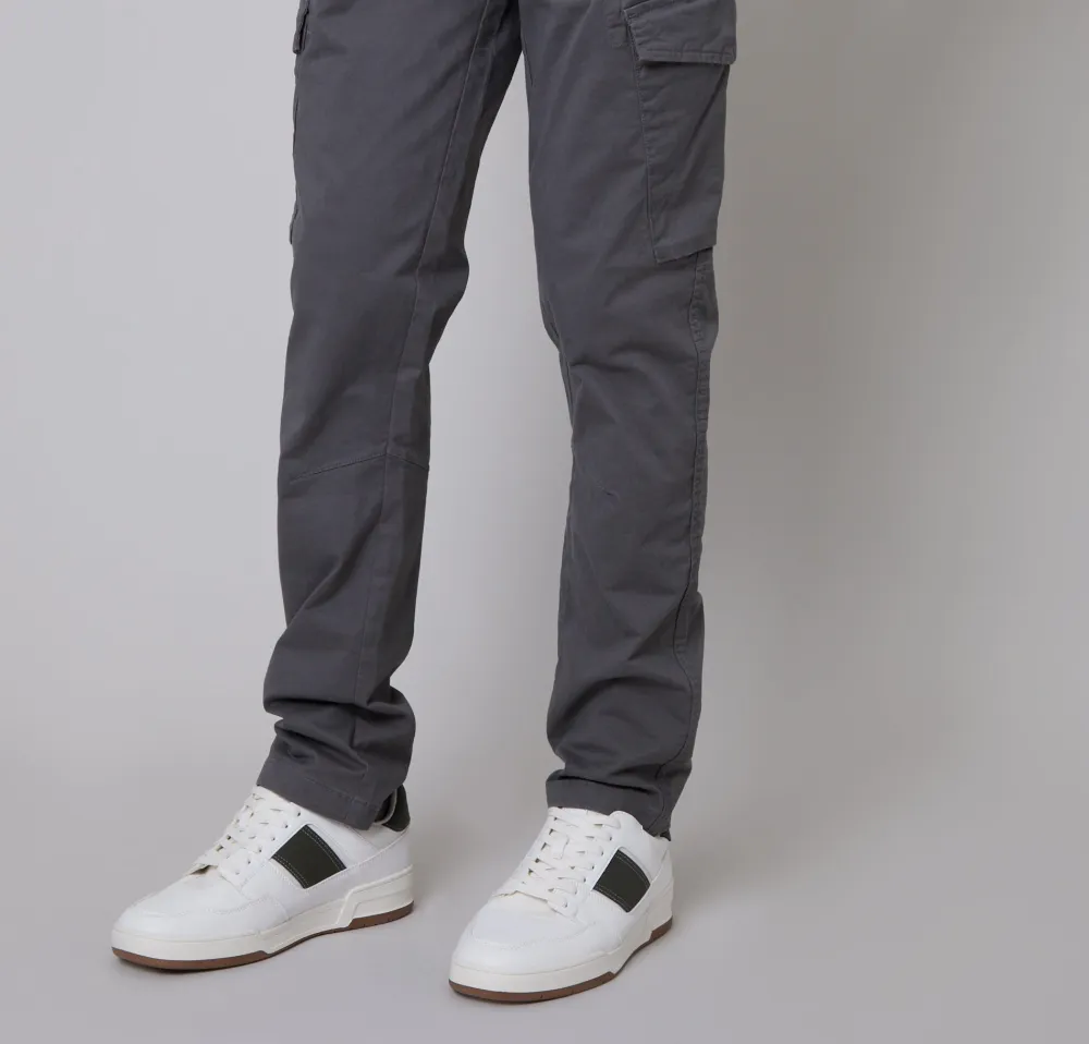 Men's Slate Gray Slim-Fit Cargo Style Pants