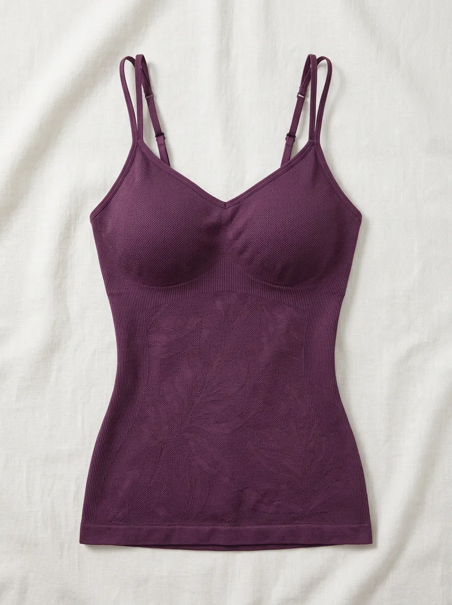 Women's Yoga Fitness Leaf Pattern Printed Seamless Tank Top