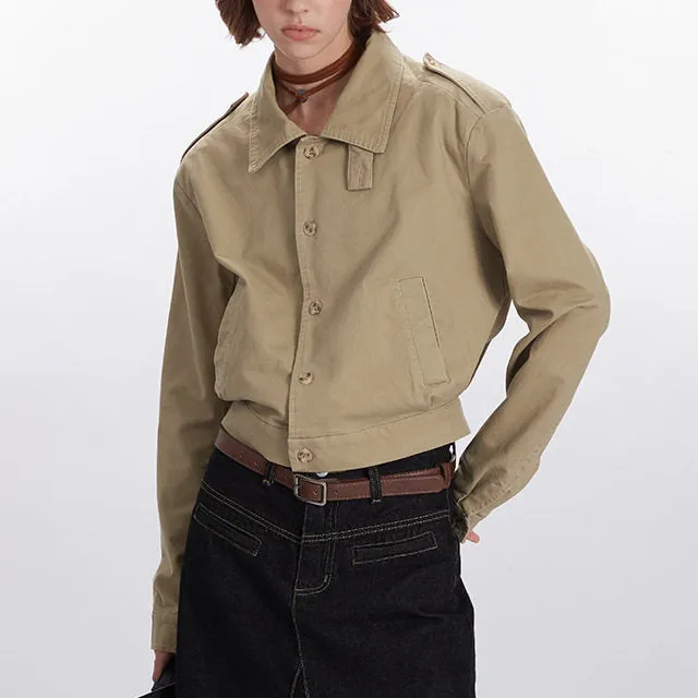 Boxy Casual Outerwear Jacket