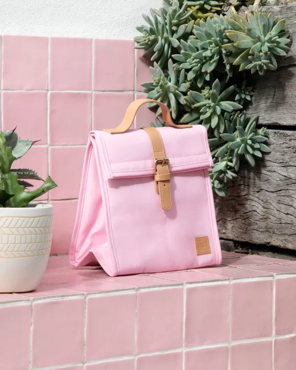 Compact Lunch Satchel With Strap