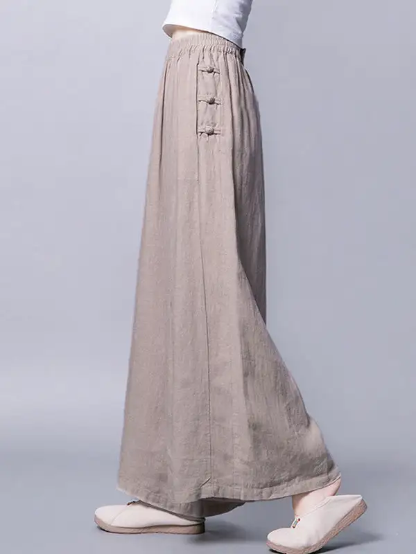 Women's High Waist Wide Leg Loose Fit Pants
