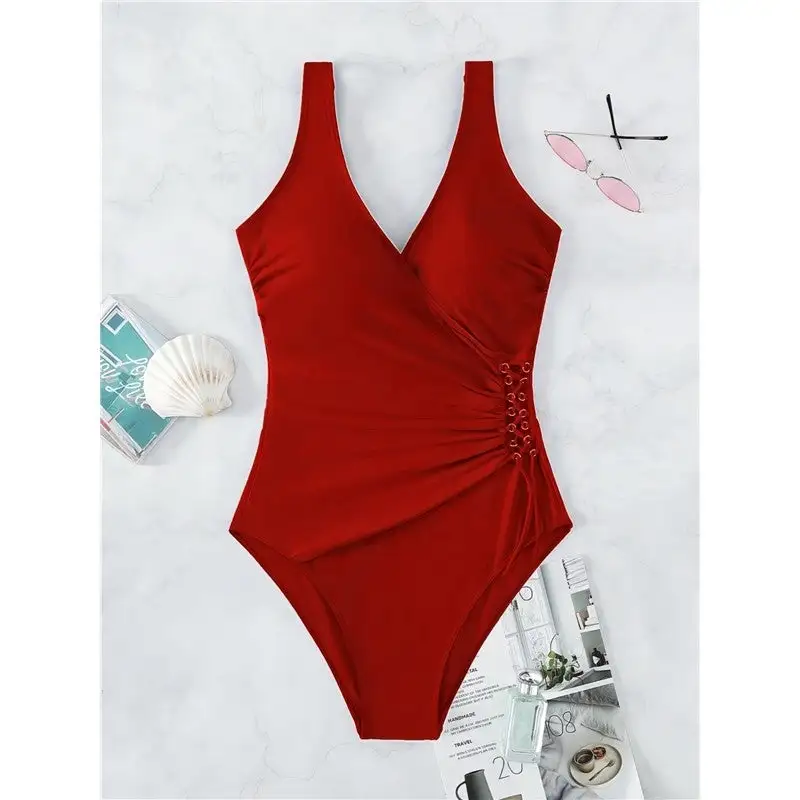 High Waist One Piece Swimsuit