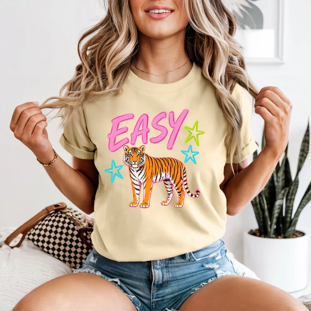 Tiger Motto Graphic Garment Dyed Tee