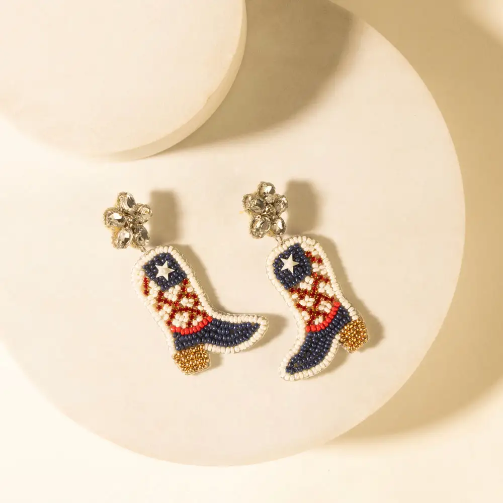 Textured Western Statement Earrings