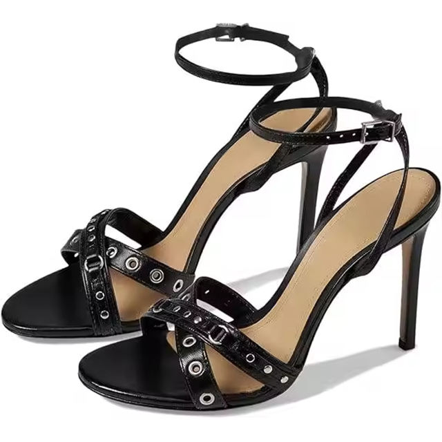 Arlina Classic Ankle Strap Stiletto Sandals