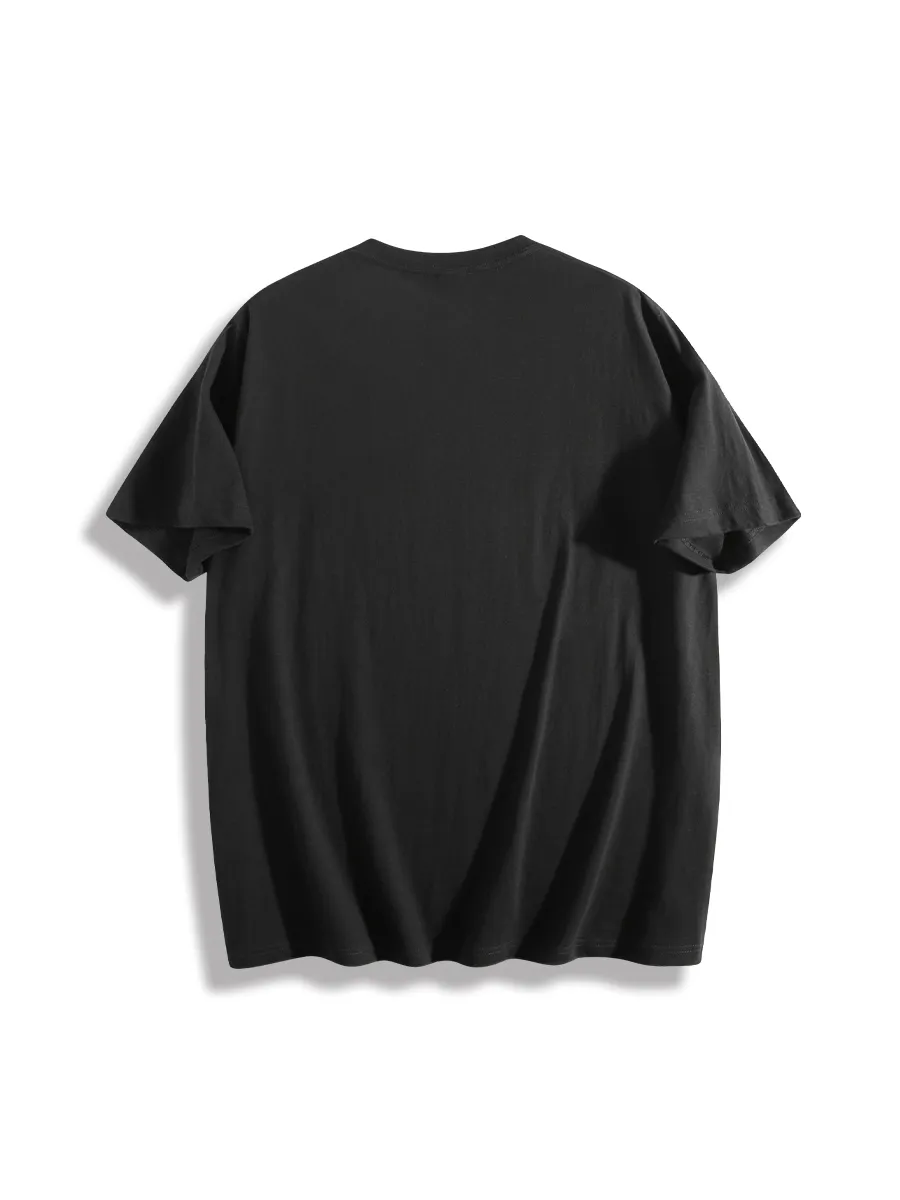 Simple Letter Print On Chest T-Shirts
