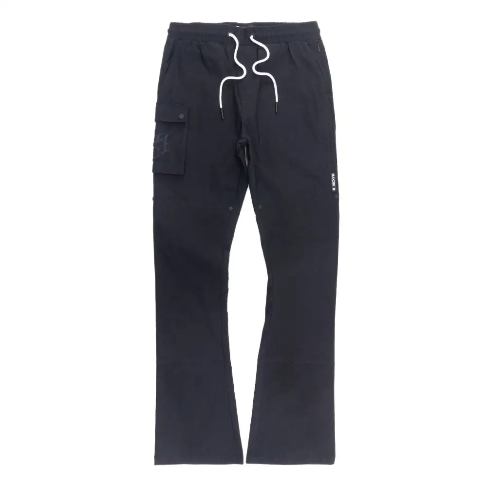 Nylon Pants Black