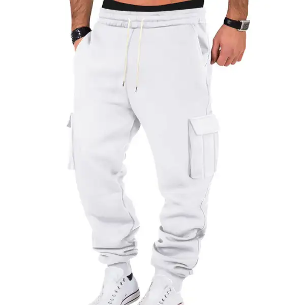 Men's Cargo Jogging Pants Pockets Cargo Pants