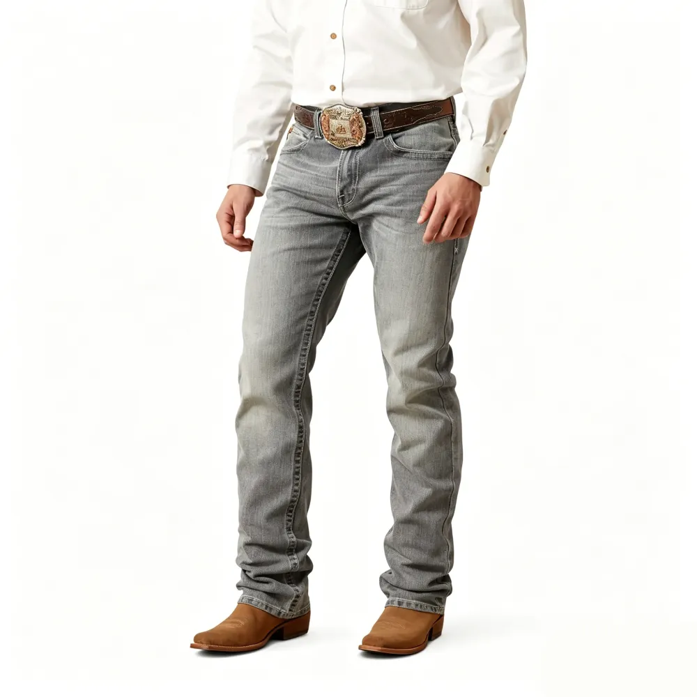 🔥 Men's Stretch Boot Cut Relaxed Jeans | High Stretch Denim Fabric, Comfortable Mobility Without Restriction All Day Long