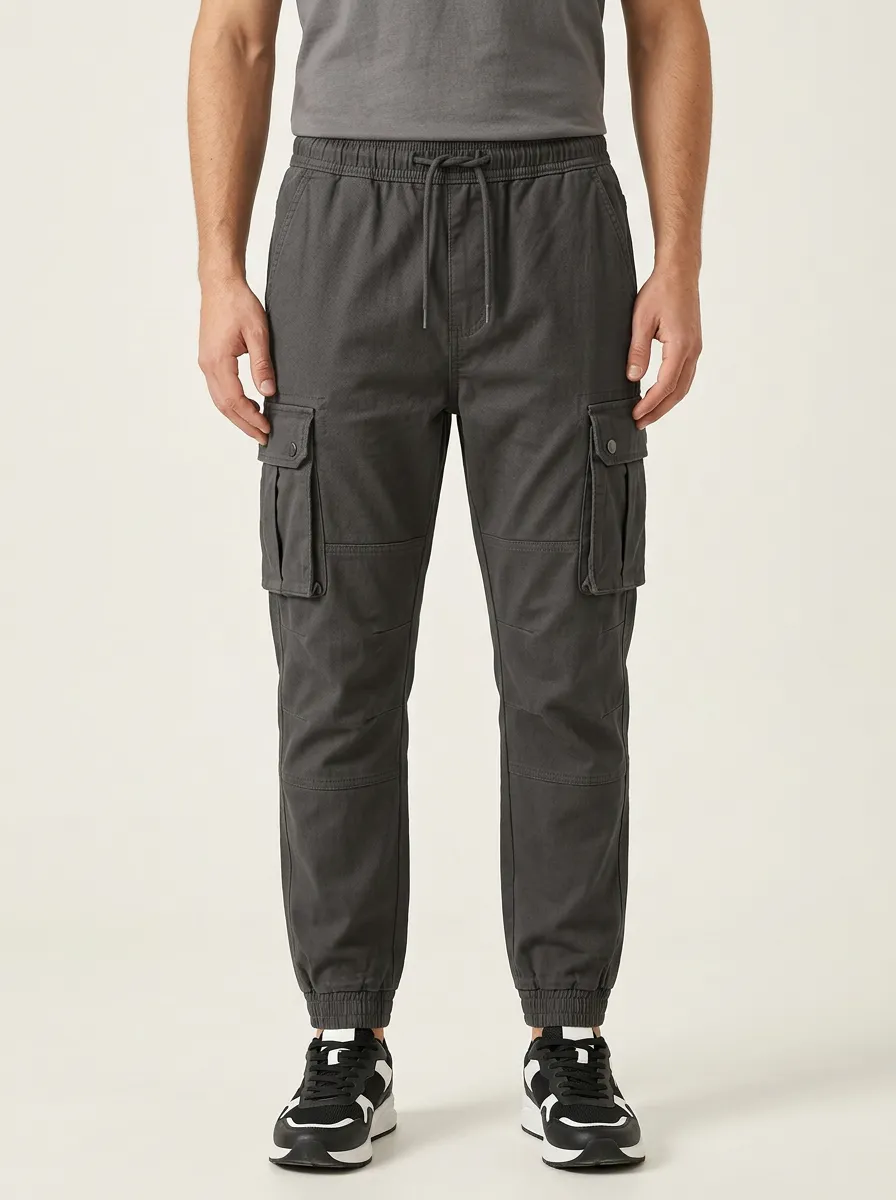 Active Multi-Pocket Printed Men's Cargo Pants